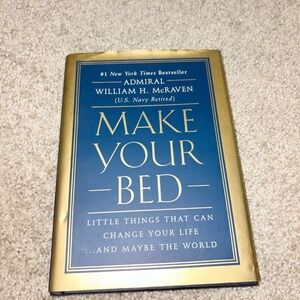 7/$20 Make Your Bed Hardcover Book